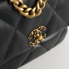 Chanel 19 Small Lambskin Black