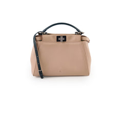 Fendi Mini Peekaboo Blush Pink/ Blue