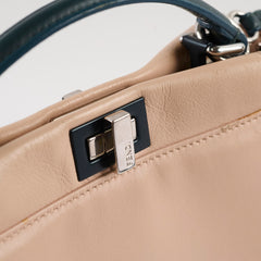 Fendi Mini Peekaboo Blush Pink/ Blue