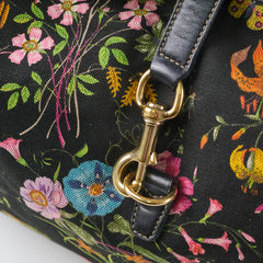 Gucci Black Floral Jackie Bag