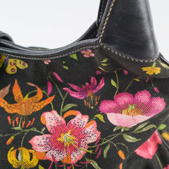 Gucci Black Floral Jackie Bag