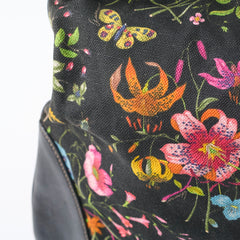 Gucci Black Floral Jackie Bag