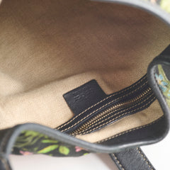Gucci Black Floral Jackie Bag