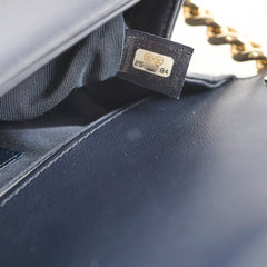 Chanel Small Boy Lambskin Dark Navy