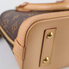 Louis Vuitton Alma BB Monogram Microchip