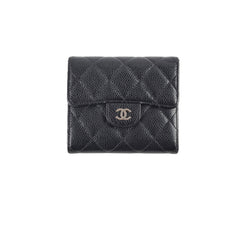 Chanel Fold Wallet Caviar Black 2019