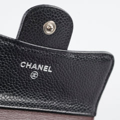 Chanel Fold Wallet Caviar Black 2019