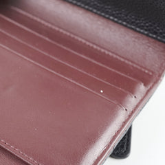 Chanel Fold Wallet Caviar Black 2019