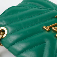 Louis Vuitton New Wave Flap Bag Emerald Green