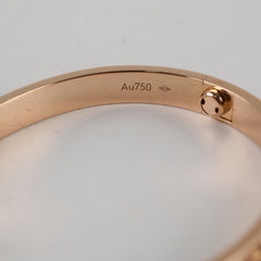 Cartier Love Bracelet Classic Model Pink Gold Size 16