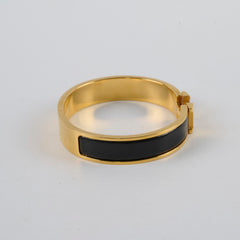 Hermes Clic H Bracelet Black/Gold