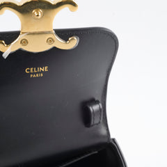 Celine Triomphe Mini Claude Black