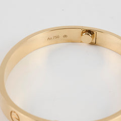 Cartier Love Bracelet Classic Model Yellow Gold Size 16