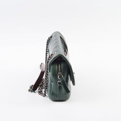 Chanel Seasonal Flap Camera Bag Dark Green 2014