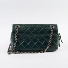 Chanel Seasonal Flap Camera Bag Dark Green 2014