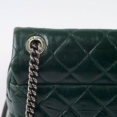 Chanel Seasonal Flap Camera Bag Dark Green 2014
