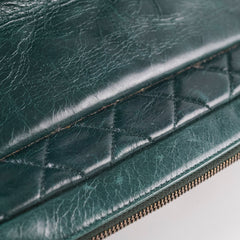 Chanel Seasonal Flap Camera Bag Dark Green 2014