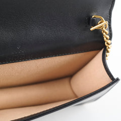 Gucci Marmont Wallet On Chain Black