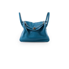 Hermes Lindy 30 Blue Jeans Clemence 2015