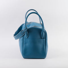 Hermes Lindy 30 Blue Jeans Clemence 2015