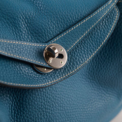 Hermes Lindy 30 Blue Jeans Clemence 2015