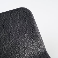 Chanel Caviar 22k Medium Coco First Flap Bag Black Microchip