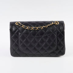 Chanel Small Classic Flap Black Caviar GHW