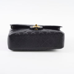 Chanel Small Classic Flap Black Caviar GHW