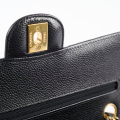 Chanel Small Classic Flap Black Caviar GHW