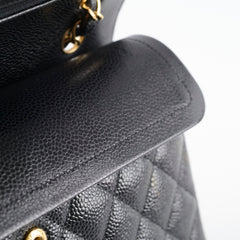 Chanel Small Classic Flap Black Caviar GHW