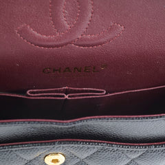 Chanel Small Classic Flap Black Caviar GHW