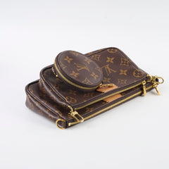 Louis Vuitton Multi-pochette Monogram Khaki Strap