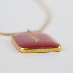 Yves Saint Laurent Vintage YSL Pendant Necklace