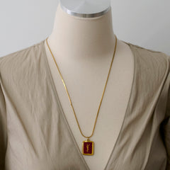 Yves Saint Laurent Vintage YSL Pendant Necklace