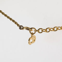 Christian Gold Circle CD Logo Necklace