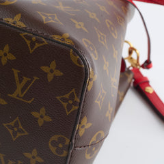 Louis Vuitton Neo Noe Monogram Red