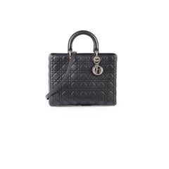 Dior Lady Dior Large Grained Black