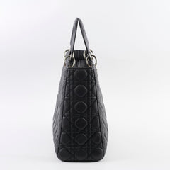 Dior Lady Dior Large Grained Black