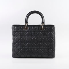 Dior Lady Dior Large Grained Black