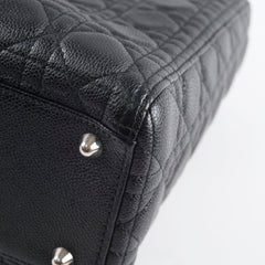 Dior Lady Dior Large Grained Black