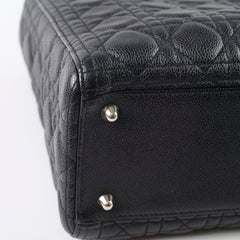 Dior Lady Dior Large Grained Black