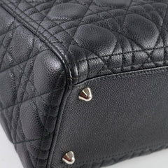 Dior Lady Dior Large Grained Black