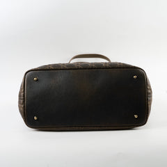 Christian Dior Canage Tote Bag Bronze