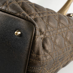 Christian Dior Canage Tote Bag Bronze