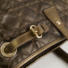 Christian Dior Canage Tote Bag Bronze