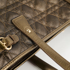 Christian Dior Canage Tote Bag Bronze