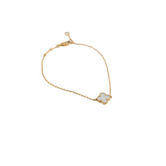 Van Cleef & Arpels Sweet Alhambra White Mother of Pearl Bracelet