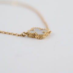 Van Cleef & Arpels Sweet Alhambra White Mother of Pearl Bracelet