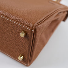 Hermes Kelly 25 Togo Retourne Gold - Stamp D