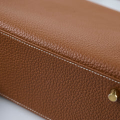 Hermes Kelly 25 Togo Retourne Gold - Stamp D